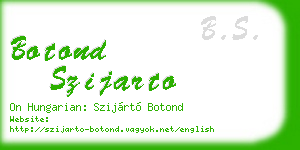 botond szijarto business card