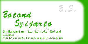 botond szijarto business card